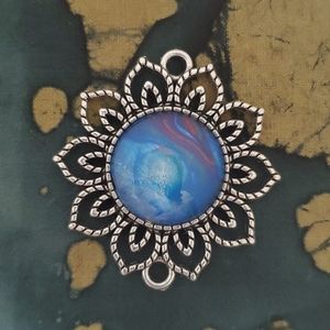 Handmade Flower Pendant Necklace